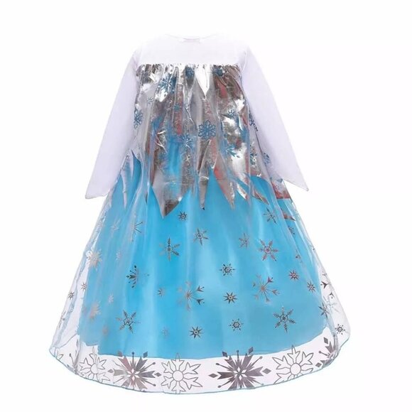 โ๏ธ Elsa-Inspired Ice Queen Dress + Accessories Set โ๏ธ - Picture 3 of 6